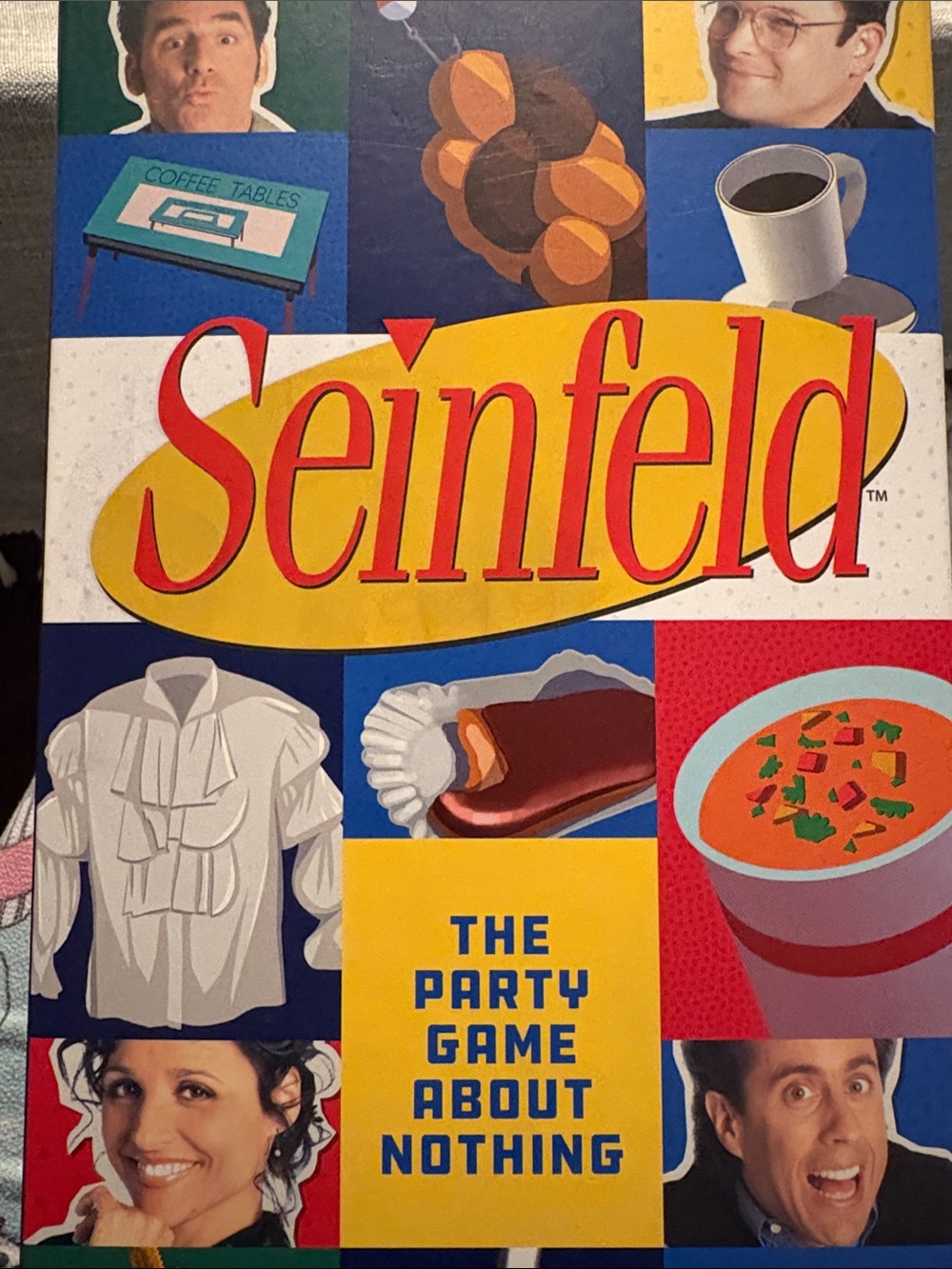 Funko Seinfeld Party Game Box - Yellow, Red, Blue
